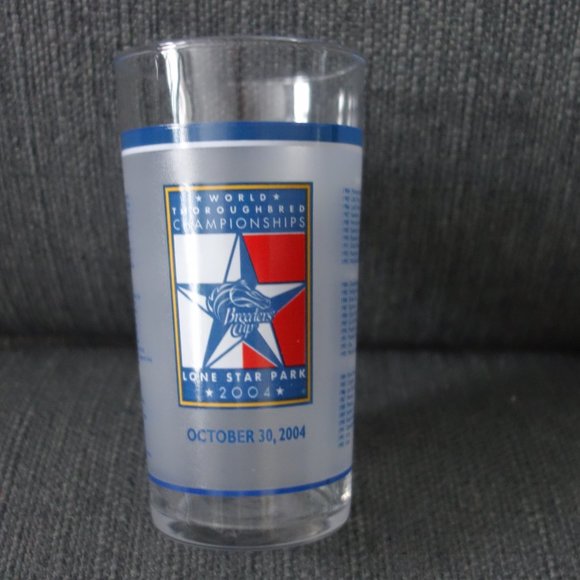 World Throroughbred Championships Lone Star Park October 30,  2004 Glass Cup - Picture 1 of 12